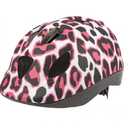 Afbeelding van Polisport Kinder Helm Pinky Cheetah 46/53cm wit/roze 5010668
