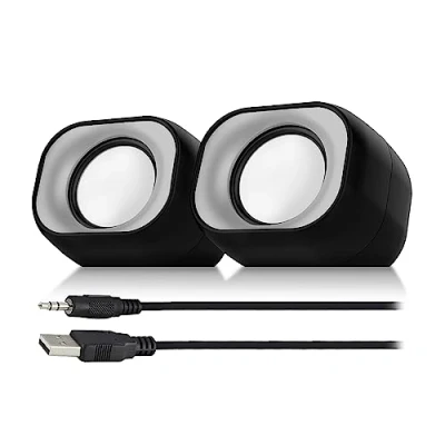 Image de Eminent EM3513 Haut parleurs pour PC canal 2.0 USB 6 Watt (Totale)