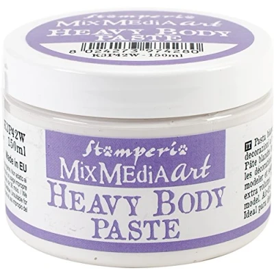 Afbeelding van Stamperia Heavy Body Paste 150ml White (K3P42W)
