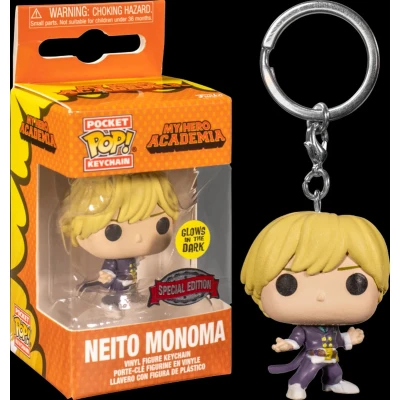 Afbeelding van Neito Monoma Funko Pocket Pop! Keychain My Hero Academia Glows in the dark Special Edition
