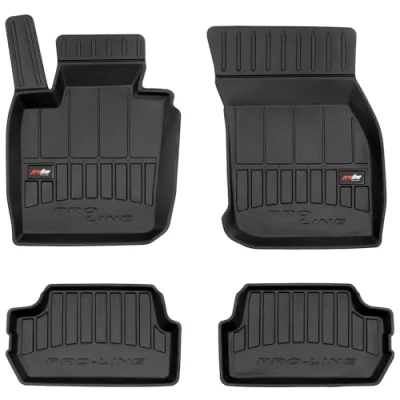 Afbeelding van M MOTOS Rubberen vloermatten voor Mini Cooper III sinds 2014 Verbeter je reiscomfort met de zwarte antislipmat auto 3D automat alle weersomstandigheden, bescherming tegen vuil