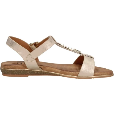 Afbeelding van SUB55 Sandalen Plat beige Maat 37