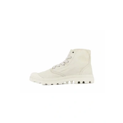 Afbeelding van Palladium Pampa HI Veterboots, Heren, Maat: 41.5, Natural gray Textiel
