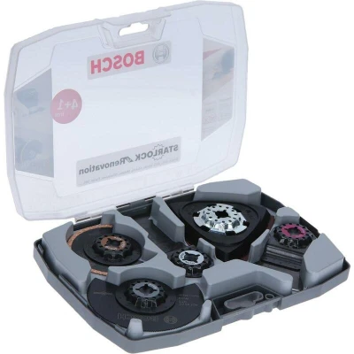 Afbeelding van Bosch Professional Multitool zaagbladenset 5 Delige Starlock Best of Cutting Renovatie 2608664624