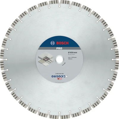 Image de BOSCH 2608602660 Disque de coupe diamanté Best for Concrete 450 x 25,40 3,6 12 mm