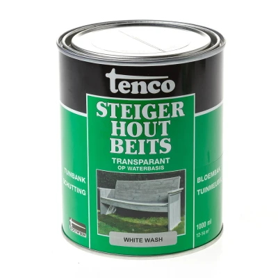 Afbeelding van Tenco Steigerhoutbeits Whitewash 1 Liter