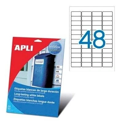 Image de Las cop blanc 45,7x 21,2 env apli 12112