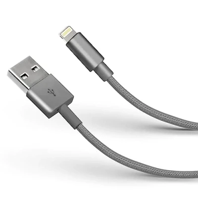 Image de Câble données et recharge SBS USB vers Lightning 1 m Noir