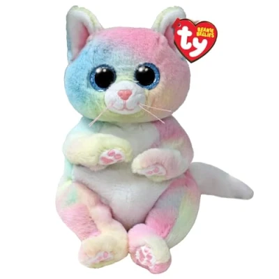 Afbeelding van TY Beanie Babies Bellies Jennie Rainbow Cat 15 cm 1 stuk