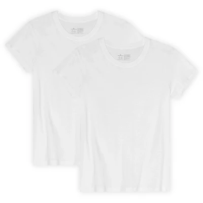 Afbeelding van DANISH ENDURANCE T Shirt voor Dames Crew Neck Wit M