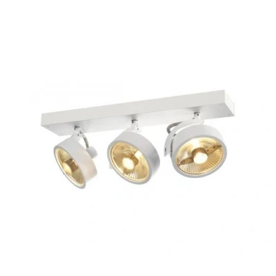 Image de Kalu, 3 spots, qpar111 plafonnier, blanc mat. es111, max. 3x75w