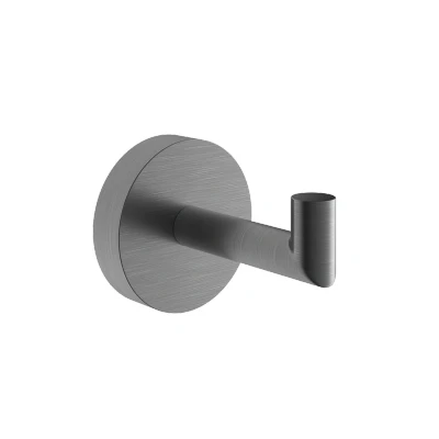 Afbeelding van HotBath Archie Haak Geborsteld Gunmetal PVD ARA03BGP