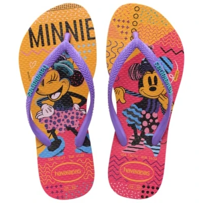 Afbeelding van Havaianas Slim Disney Cool teenslippers voor kinderen, Roze Flux