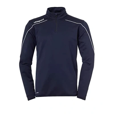 Afbeelding van uhlsport Stream 22 1/4 Zip Trainingstop voor heren, Navy / Wit
