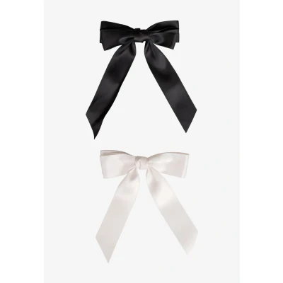 Afbeelding van Brushworks Satin HAIR BOW DUO Haaraccessoire, Dames, Maat: One Size,