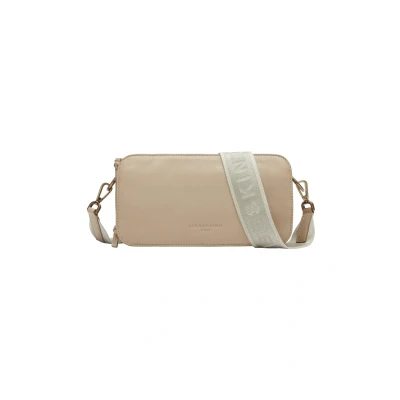 Afbeelding van LIEBESKIND BERLIN Leren Schoudertas Sheep Natural Clarice Crossbody Bag Beige