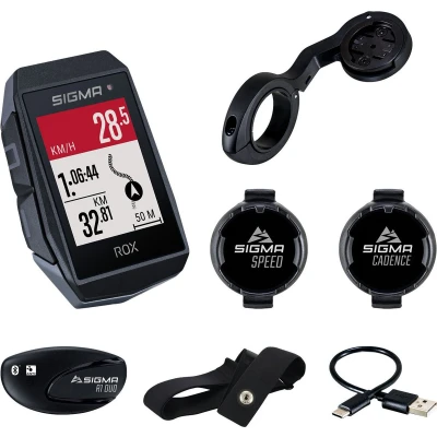Afbeelding van Sigma ROX 11.1 EVO GPS Black CAD HR butler, borstb, USB C