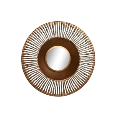 Afbeelding van Wandspiegel Home ESPRIT Koper 50 x 6,5 cm