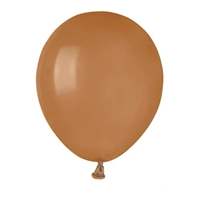 Afbeelding van Ciao Set van 100 hoogwaardige natuurlijke latexballonnen A50 (Ø 13 cm/5 inch), mokka bruin