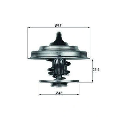 Afbeelding van Mahle Original Thermostaat TX 18 55D