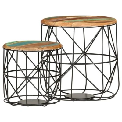 Afbeelding van Salontafels Massief Gerecycled Hout