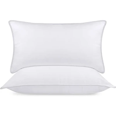 Afbeelding van Utopia Bedding Premie Kussen, Beddenkussens, zachte stof met Holle Vezelvulling (2, 40 x 70 cm (2 stuks) Wit)