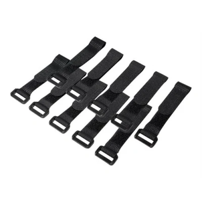 Image de LogiLink Wire Strap Set with Velcro Courroie pour câble 15 cm noir (pack de 10)