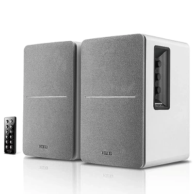 Image de Enceintes Bluetooth Edifier R1280DB Blanc et Argent Vendues par paire