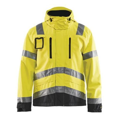 Image de Veste haute visibilité jaune fluorescent/noir respirant