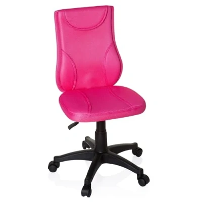 Afbeelding van Bureaustoel Kinderen Stof Roze Ergonomisch
