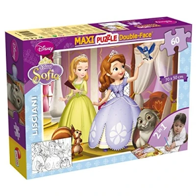 Afbeelding van Lisciani Sofia Disney Puzzel Supermaxi 60 spellen