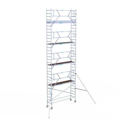 Afbeelding van Gevelvrije rolsteiger 0.75x3.05x10.20m werkhoogte &quot;lichtgewicht platformen&quot;