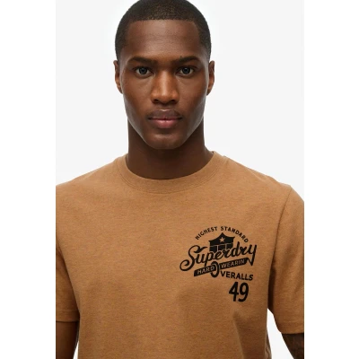 Afbeelding van Superdry Vintage Workwear Relaxed T shirt Met Korte Mouwen Bruin S Man