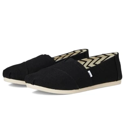 Afbeelding van Toms Espadrilles classiques pour femme, Toile Black Heritage, 36.5 EU