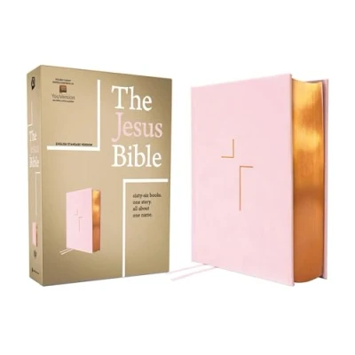Afbeelding van The Jesus Bible, ESV Edition, Leathersoft over Board, Pink