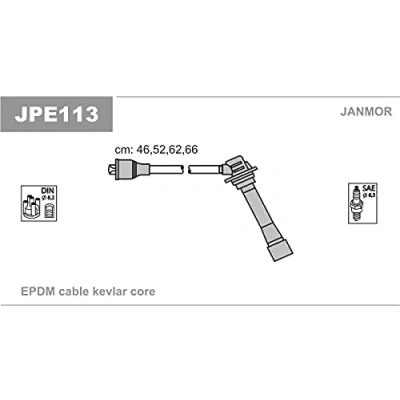 Afbeelding van JANMOR JPE113 Bougiekabelset