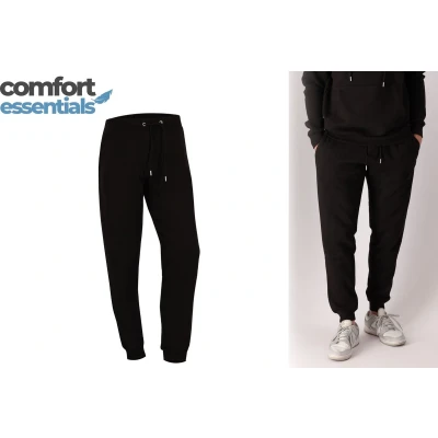 Afbeelding van Comfort Essentials Joggingbroek Heren Zwart L Trainingsbroek Sweatpants Traingspak