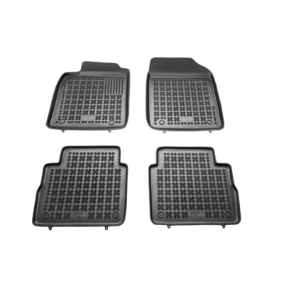 Afbeelding van REZAW PLAST 200508 Vloermatset Rubber voor en achter 4 Zwart Op maat gemaakt OPEL: Vectra C Caravan