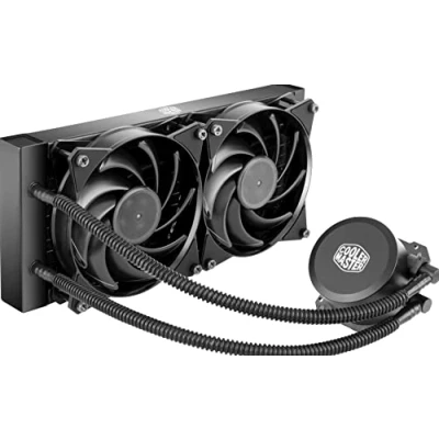 Image de Cooler Master MasterLiquid Lite 240 Système de refroidissement liquide processeur (pour : LGA775, LGA1156, AM2, AM2+, LGA1366, AM3, LGA1155, AM3+, LGA2011, FM1, FM2, LGA1150, FM2+, LGA2011 3, LGA1151, AM4, LGA2066) aluminium 120 mm