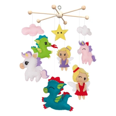 Image de Folia kit créatif mobile forêt magique (14 pièces)