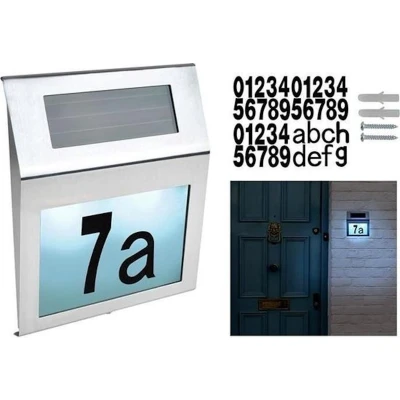 Afbeelding van Huisnummerlamp solar LED