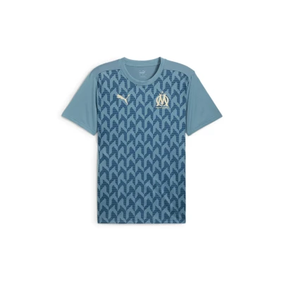 Afbeelding van Puma Olympique Marseille Prematch Fanartikel, Heren, Maat: XS, Bleu azur/ocean tropic
