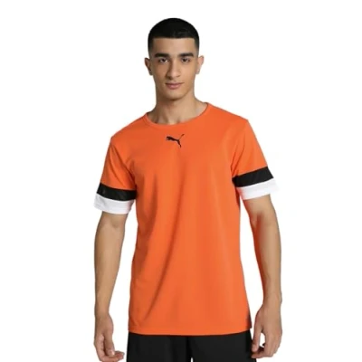 Afbeelding van Puma Teamrise Shirt Korte Mouw Heren Oranje Maat: XXL