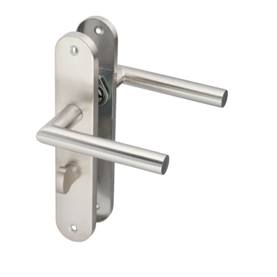 Afbeelding van Volano WC slot PC 63mm RVS Zilver Rond Schild WC/Badkamer