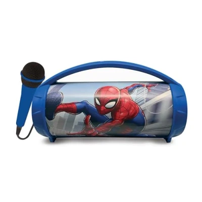 Image de Enceinte Bluetooth Sans Fil Lumineuse Avec Micro Spider Man