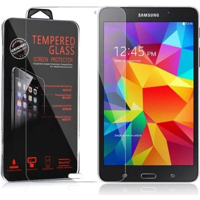 Afbeelding van Cadorabo Screenprotector geschikt voor Samsung Galaxy Tab 4 (7 inch) in KRISTALHELDER Gehard (Tempered) display Film beschermglas 9H hardheid met 3D Touch