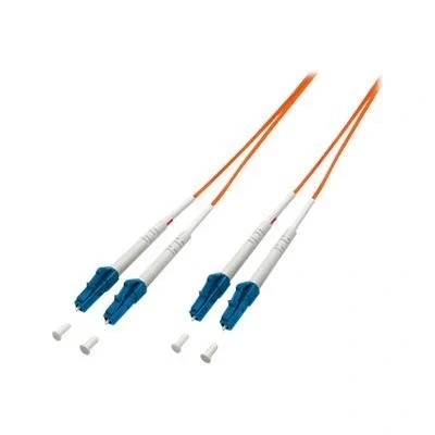 Image de equip Cordon de raccordement LC/UPC multimode (M) pour 20 m fibre optique 50 / 125 microns OM3 démarré orange
