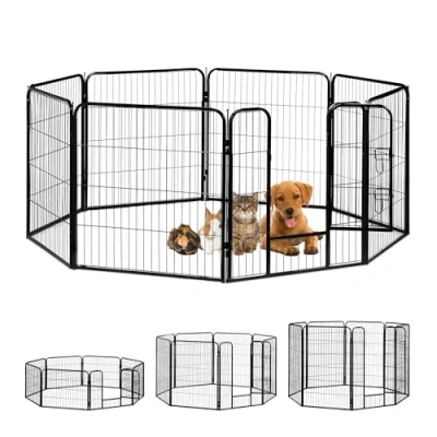 Afbeelding van Relaxdays Puppyren, Kooien + Hutten