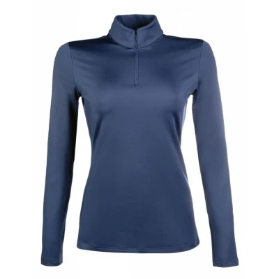 Image de HKM Chemise Basic Bleu foncé S