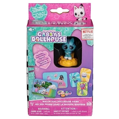 Afbeelding van Gabby&#039;s Dollhouse Magische Poppenhuis Kaartspel 1 stuk
